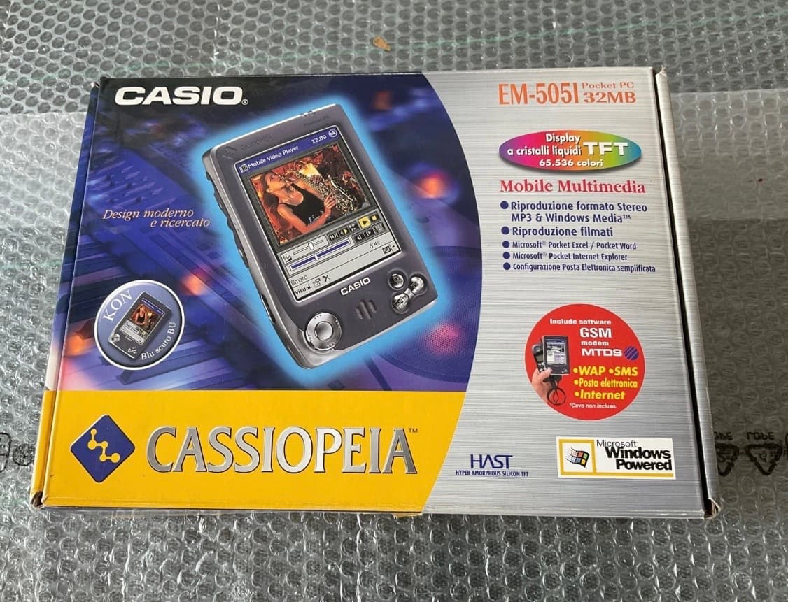 CASIO CASSIOPEIA EM-505I packaging
