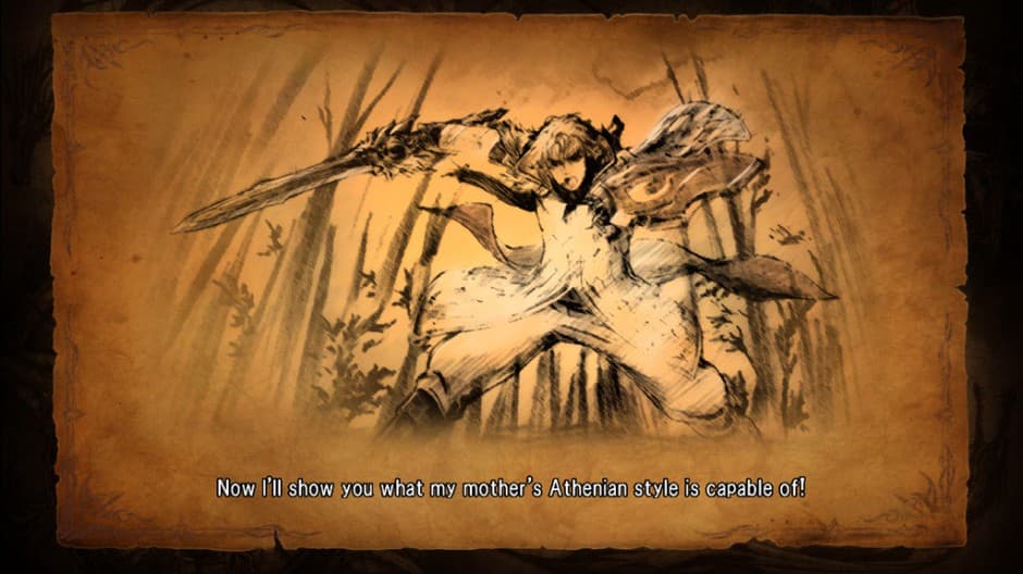 Action as a Single Frame in SoulCalibur V story mode